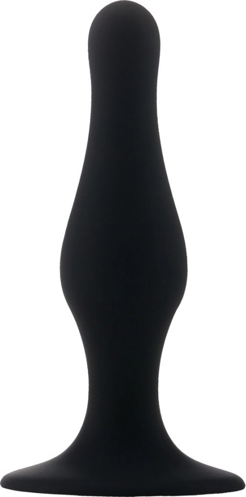 Shots Toys Korek anatomiczny średni z przyssawką 11,7 cm czarny