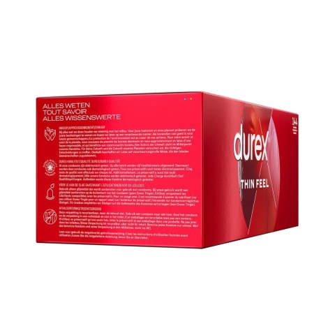Durex Thin Feel Ultra Thin - prezerwatywy cienkie 144 sztuki