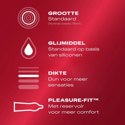 Durex Thin Feel Ultra Thin - prezerwatywy cienkie 144 sztuki