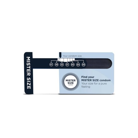 My.Size Przewodnik po rozmiarach prezerwatyw - Wersja angielska, broszura