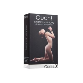 Ouch! Mini lina Kinbaku 1,5 m - wytrzymała linka do praktyk wiązania