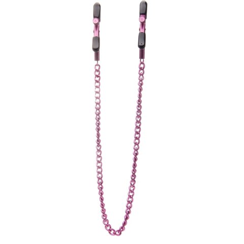 Ouch! by Shots Regulowane klipsy na sutki z łańcuszkiem stalowe 3