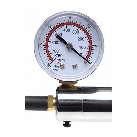 XR Brands Master Series pompa prożniowa z manometrem 23 cm