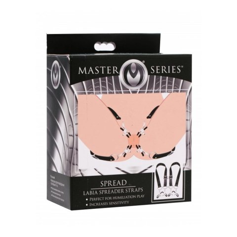 XR Brands Model z Paskami Regulowanymi i Zaciskami - System Rozchylający