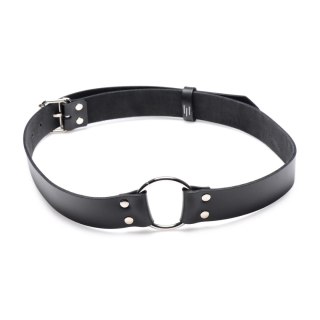 XR Brands Skorzany uchwyt na pasek do akcesoriow z przyssawką, czarny