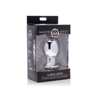 XR Brands Tunnel Plug Large - metalowa anatomiczna zatyczka aluminiowa