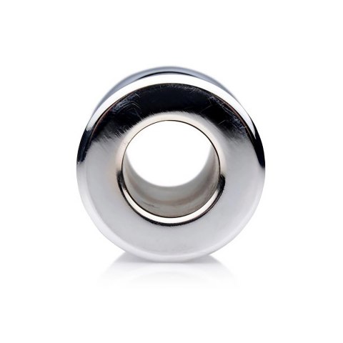 XR Brands Tunnel Plug Small metalowy korek intymny z otworem