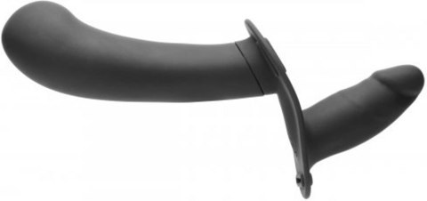 XR Brands Zestaw z uprzężą i dwoma końcowkami, pilot, silikon, regulacja