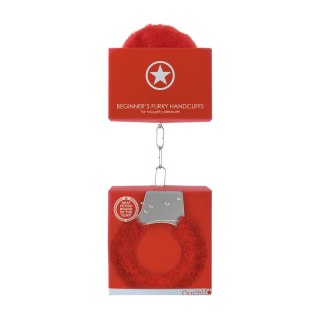 Shots Ouch! Kajdanki Furry z miękkim futerkiem czarne uniwersalne