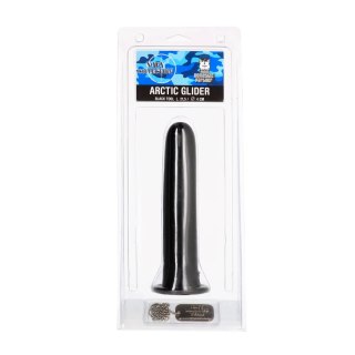 Domestic Partner Atric Glideer Black - anatomiczny korek, miękka guma, czarny