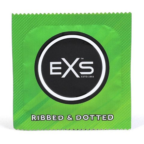EXS Mix 24 szt. Prezerwatywy Nano Thin i Ribbed Dotted zestaw