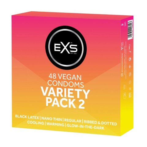 EXS Variety Pack 48 szt. - Zestaw Prezerwatyw Premium Mix Typow