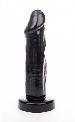 Hung System Model Uncut 27 cm - Czarny element anatomiczny z mocowaniem