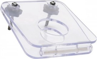 XR Brands Master Series - Akrylowa prasa intymna regulowana, transparentna