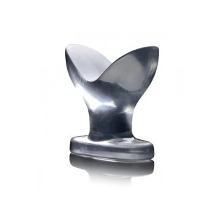 XR Brands Przezroczysty korek analny Anchor Plug elastyczny 3,95cm