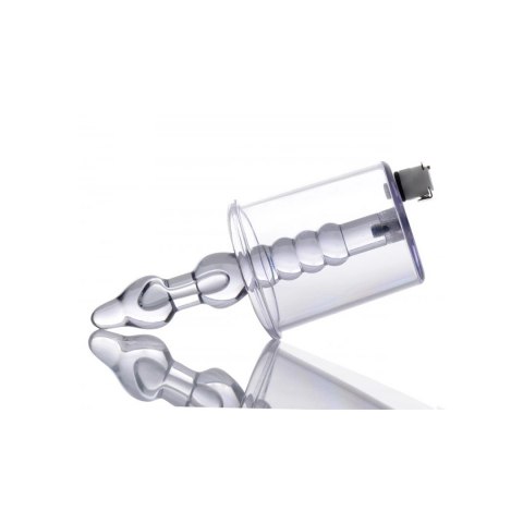 XR Brands - System prożniowy do stymulacji analnej z żebrowaną powierzchnią