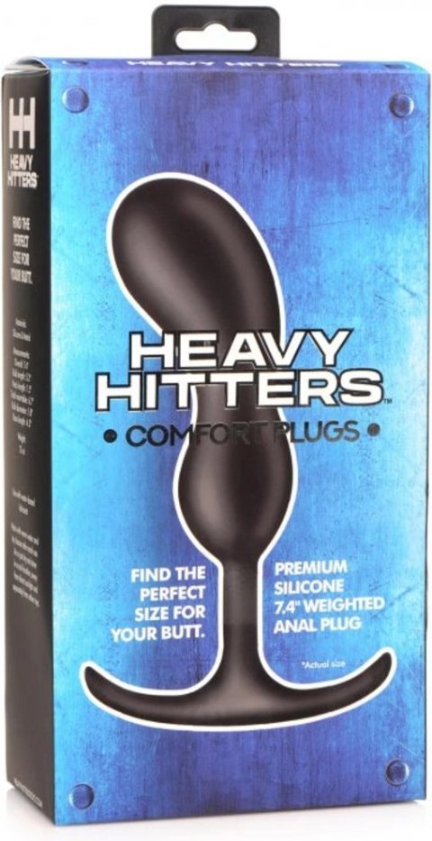 XR Brands Master Series Plug anatomiczny z masażerem prostaty duży