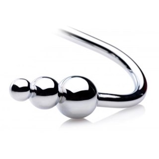 XR Brands Meat Hook model z kulkami - stalowy hak z pierścieniem