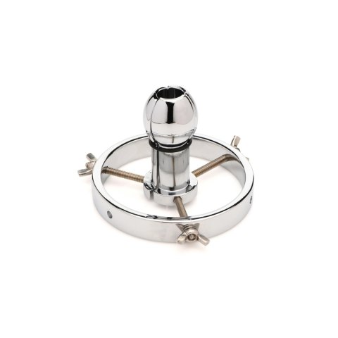 XR Brands Stalowy eksplorator anatomiczny - regulowana średnica 4-9,6 cm