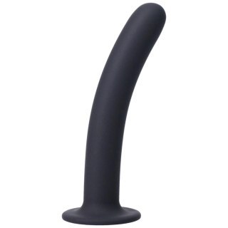 Doc Johnson Harness Black - Uprząż z silikonowym elementem 18 cm