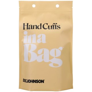 Doc Johnson The Velvet Touch - wegańskie kajdanki z aksamitnym wnętrzem