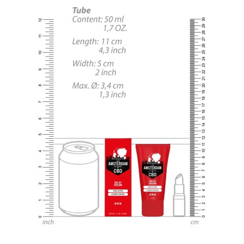 Pharmquests CBD Delay Cream 50 ml - krem wydłużający czas intymny