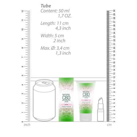 Pharmquests Shots Naturalny krem CBD intensywnie nawilżający 50 ml