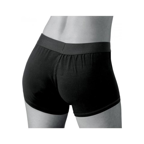 XR Brands Boxer Style Uprząż Bawełniana z Pierścieniem M/L