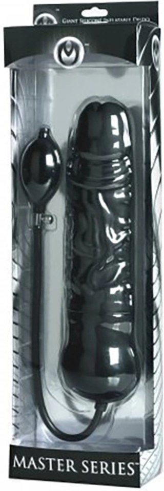 XR Brands Leviathan - Duża nadmuchiwana forma intymna, czarna