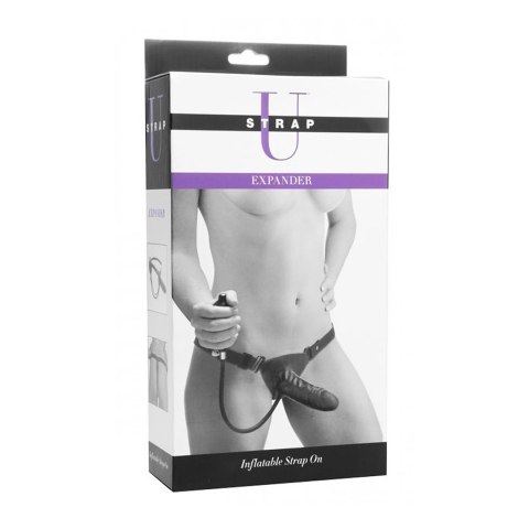 XR Brands Strap-On Inflatable System z regulowaną uprzężą czarny