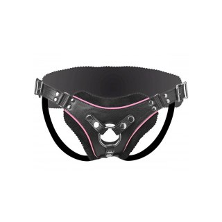 XR Brands Strap-On Uprząż Vegan Pink z Regulacją i O-Ringami