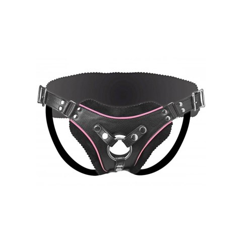 XR Brands Strap-On Uprząż Vegan Pink z Regulacją i O-Ringami