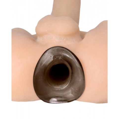 XR Brands Tunnel Plug anatomiczny, połsztywny materiał, średni rozmiar
