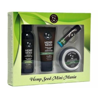 Earthly Body Mini Travel Kit Guavalava z olejem z nasion konopi 4 szt.