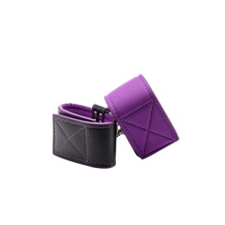 Ouch! by Shots mankiety na kostki dwustronne PU/neopren czarne-kolorowe