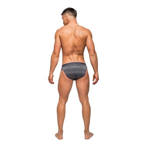 Male Power Heather Haze Bikini XL z ozdobnymi wycięciami, szare