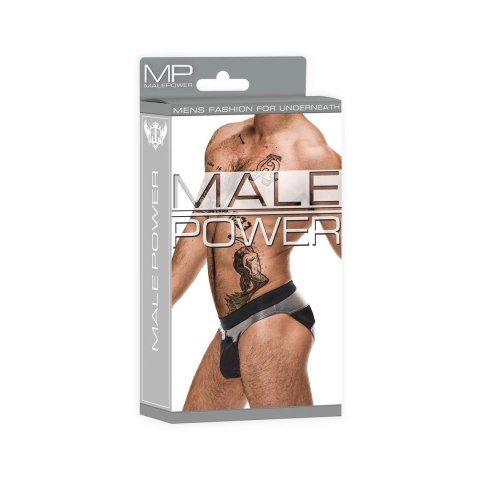 Male Power Iron Clad Bikini XL siateczka elastyczne czarne