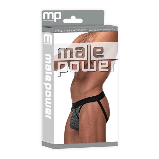 Male Power sportowe majtki na paskach L/XL dwukolorowe wykończenie