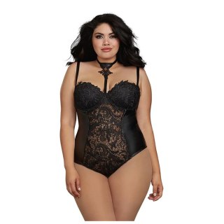 Dreamgirl Body NH 3XL - Elegancki Model Plus Size Czarny