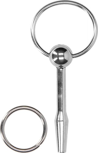 Ouch! by Shots stalowy stymulator cewki moczowej z O-ringiem