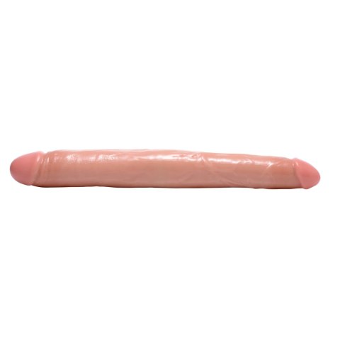 XR Brands Double Ended Model PVC 44,5 cm jasny - dwustronna konstrukcja