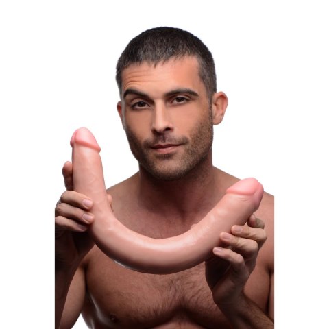 XR Brands Double Ended Model PVC 44,5 cm jasny - dwustronna konstrukcja