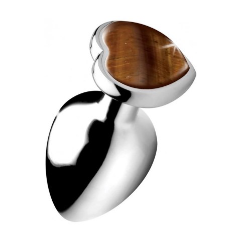 XR Brands Korek dekoracyjny Tiger Eye duży aluminium brązowy