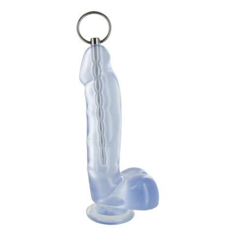 XR Brands Pręt stalowy z wypustkami i tunelem - anatomiczny model