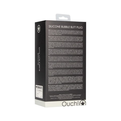 Shots Bubble Ouch! korek silikonowy z przyssawką czarny