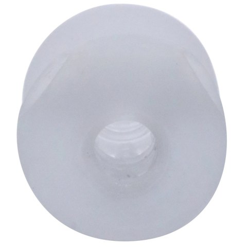 Doc Johnson Head Pro - Wibrujący system intymny z ULTRASKYN, przezroczysty