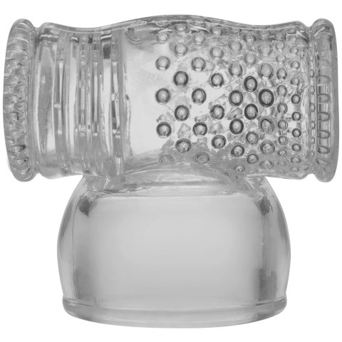 Doc Johnson Power Wand Transparentny Nakładka Intymna Dwustronna