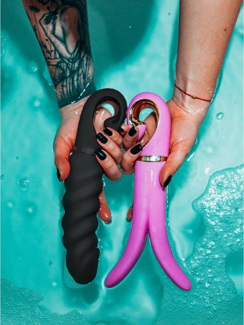 Gvibe Gjack 2 Zakrzywiony Model Falisty Bioskin Anatomiczny Fioletowy