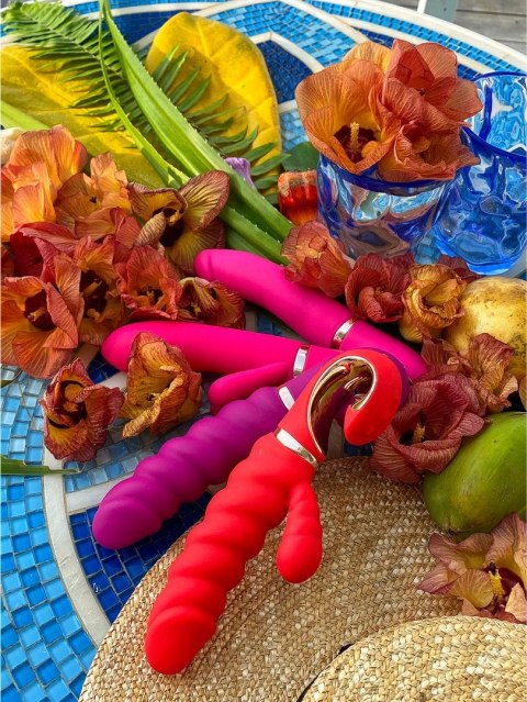 Gvibe Grabbit Mini - wibrujący kroliczek, 3 silniki, kolor fioletowy