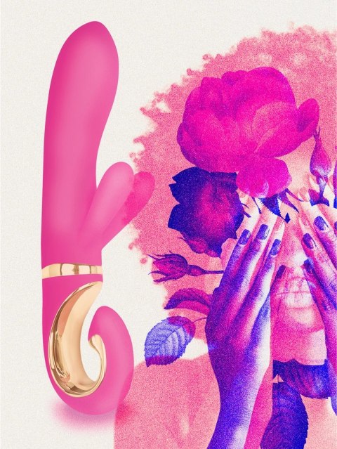 Gvibe Grabbit Mini - wibrujący kroliczek, 3 silniki, kolor fioletowy